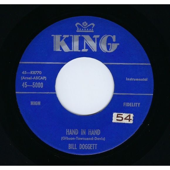 Bill Doggett ‎45 Slow Walk / Hand In Hand on King EX R&B - Picture 2 of 2